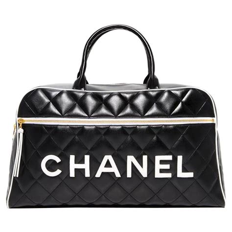 chanel duffel|Chanel transparent tote bag.